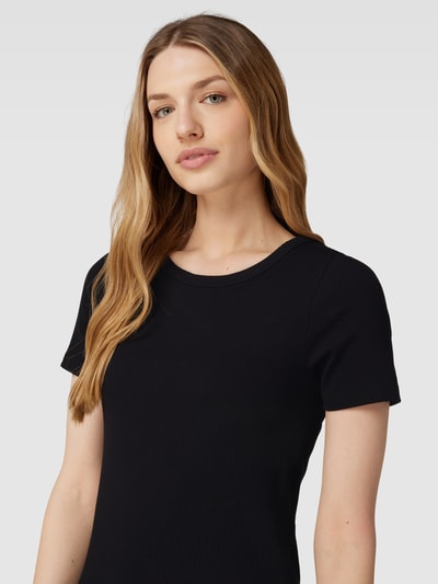Tommy Hilfiger Minikleid in Feinripp-Optik Black 3