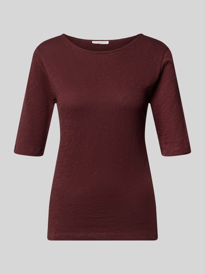Christian Berg Woman T-Shirt mit U-Boot-Ausschnitt Schoko 2