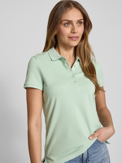 Christian Berg Woman Poloshirt met korte knoopsluiting Lindegroen - 3