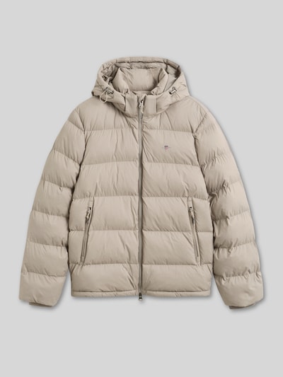 GANT Regular Fit Steppjacke mit Zweiwege-Reißverschluss Taupe 2