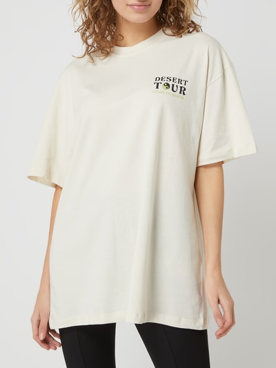 Gina Tricot T-shirt z nadrukiem Złamany biały 4