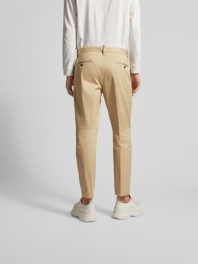 Dsquared2 Stoffhose mit Knopf- und Reißverschluss Beige 5