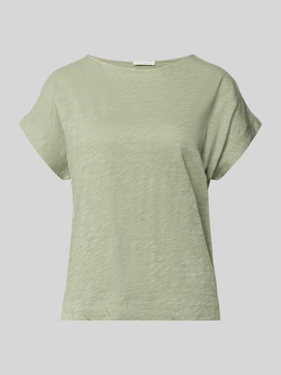 Marc O'Polo Relaxed Fit T-Shirt aus reiner Baumwolle Hellgruen 2