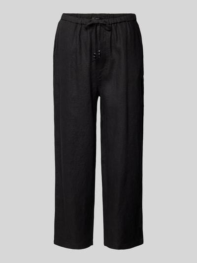 Mango Leinenhose aus reinem Leinen Black 2