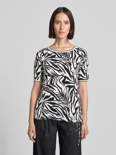 Betty Barclay T-shirt met tunnelkoord in de zoom Zwart - 4