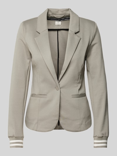 Kaffe Blazer mit Leistentaschen und Viskose-Anteil Modell 'KINNIE' Taupe 2