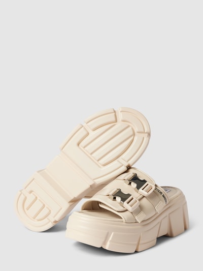 Steve Madden Pantoletten mit Label-Detail Modell 'ACTIVATOR' Offwhite 5