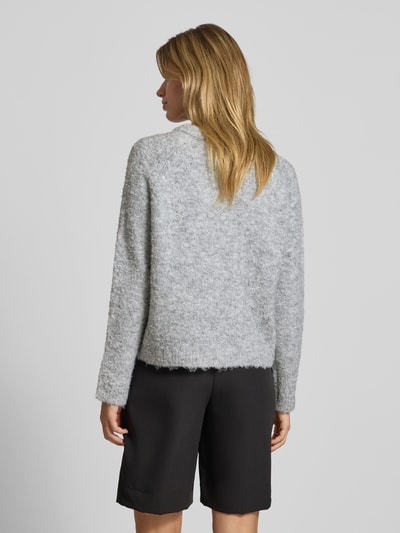 Only Regular Fit Strickpullover Modell 'CIROLA' Hellgrau Melange 5