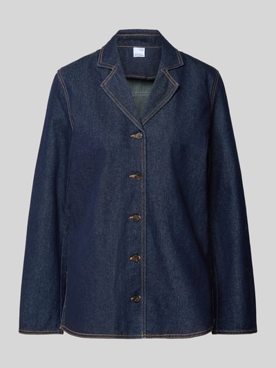 Vero Moda Loose fit jeansblouse van katoenmix, model 'KANIKA' Donkerblauw - 2