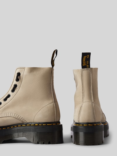 Dr. Martens Buty skórzane z podeszwą na platformie model ‘Sinclair’ Złamany biały 2