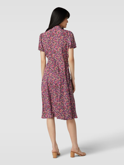 Lauren Ralph Lauren Sukienka midi z kwiatowym wzorem model ‘ZACHARI’ Granatowy 5