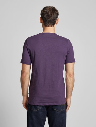 s.Oliver RED LABEL Regular fit T-shirt met motiefprint Violet - 5