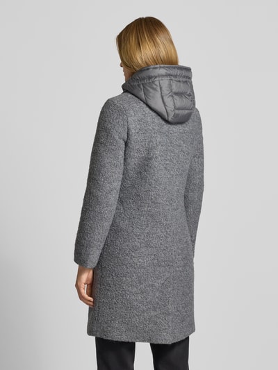 s.Oliver RED LABEL Regular Fit Mantel mit Woll-Anteil Dunkelgrau Melange 5