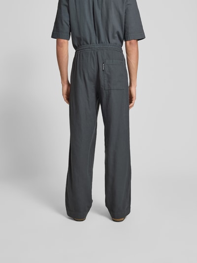 WON HUNDRED Stoffhose mit elastischem Bund Graphit 5