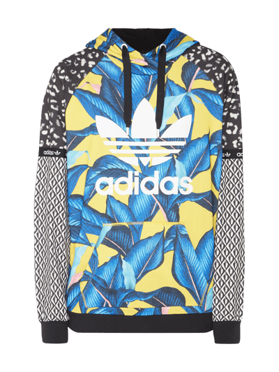 adidas Originals Bluza z kapturem w różne wzory  Czarny 2