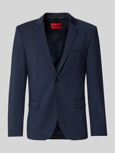 HUGO Super Slim Fit Anzugsakko aus Schurwoll-Mix Modell 'ARTIM204X' Marine 2