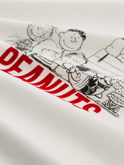 Tom Tailor Loose Fit T-Shirt aus reiner Baumwolle mit Peanuts-Print Weiss 6