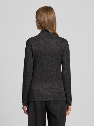 Marc Cain Shirt met lange mouwen en opstaande kraag Donkergrijs - 5