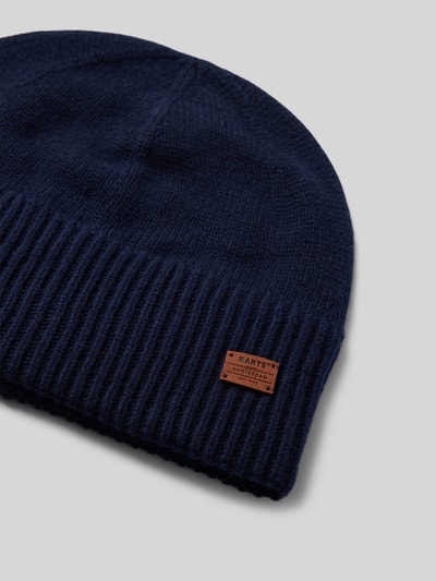 Barts Beanie mit Label-Applikation Modell 'LACKE' Dunkelblau 2