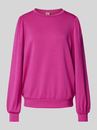 Soyaconcept Sweatshirt met ruches, model 'Banu' Felroze - 2