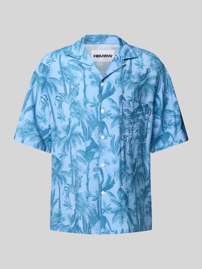 REVIEW Freizeithemd mit Knopfleiste Hellblau 2