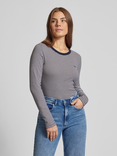 Levi's® Longsleeve mit Rundhalsausschnitt Marine 4