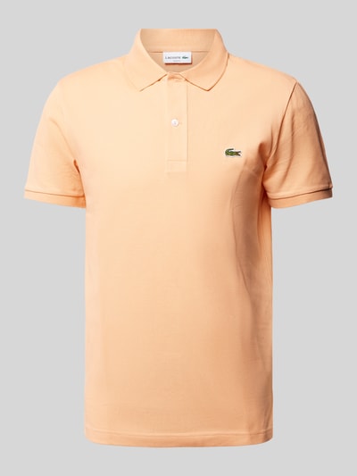 Lacoste Slim Fit Poloshirt mit Label-Badge Modell 'CORE' Apricot 1