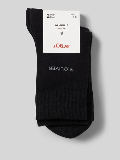 s.Oliver RED LABEL Socken aus Viskose-Mix im 2er-Pack Black 3