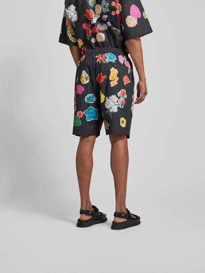 Marni Shorts mit floralem Muster Black 5