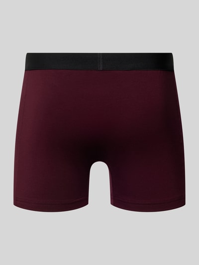 Falke Boxershort met elastische logo in band in een set van 2 stuks Donkerrood - 3