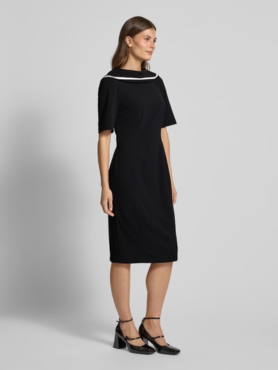 Adrianna Papell Cocktailkleid mit 1/2-Arm Black 1