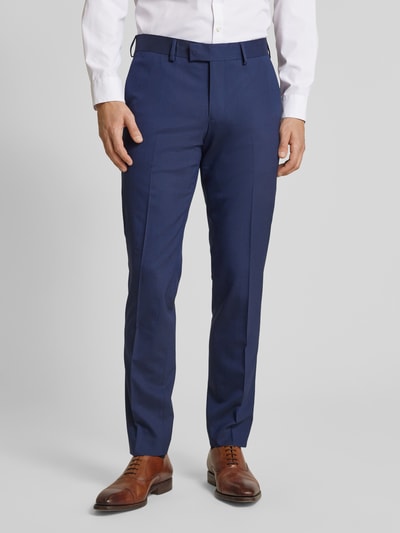 Tiger Of Sweden Regular fit pantalon met persplooien, model 'Tordon' Koningsblauw - 4