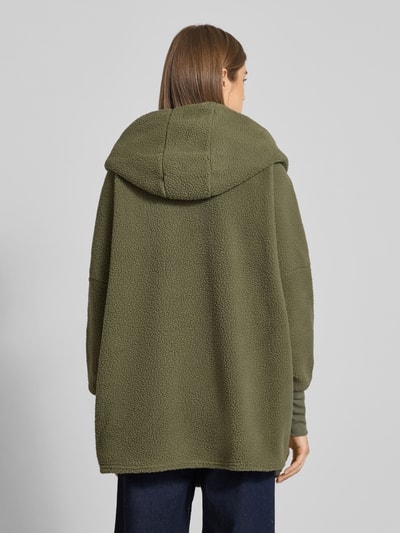 Noisy May Teddy Jacke mit überschnittenen Schultern Modell 'COZY' Khaki 5
