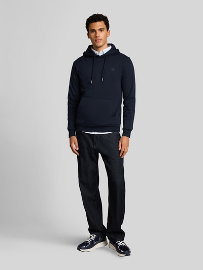 Tom Tailor Denim Regular Fit Hoodie aus Baumwoll-Mix  Marine 1