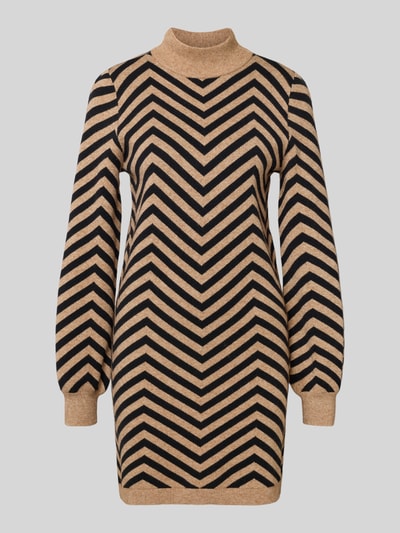 Only Sukienka o kroju podkreślającym figurę z dzianiny z mieszanki wiskozy model ‘JULIA’ Camel 2