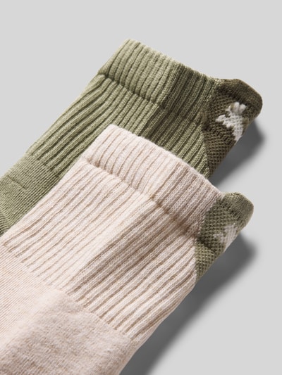 PUMA Skarpety z nadrukiem z logo w zestawie 2 szt. model ‘Crew’ Jasnozielony 2