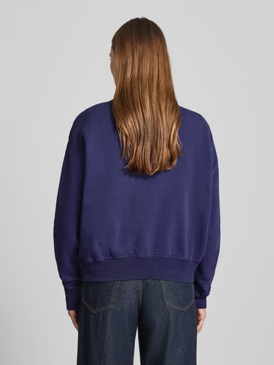 Polo Ralph Lauren Oversized Sweatshirt mit gerippten Abschlüssen Marine 5