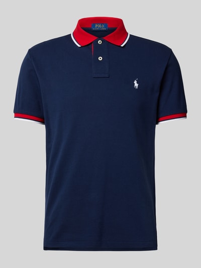 Polo Ralph Lauren Poloshirt mit Label-Stitching Marine 2