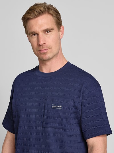 Scotch & Soda T-Shirt mit Brusttasche Rauchblau 3