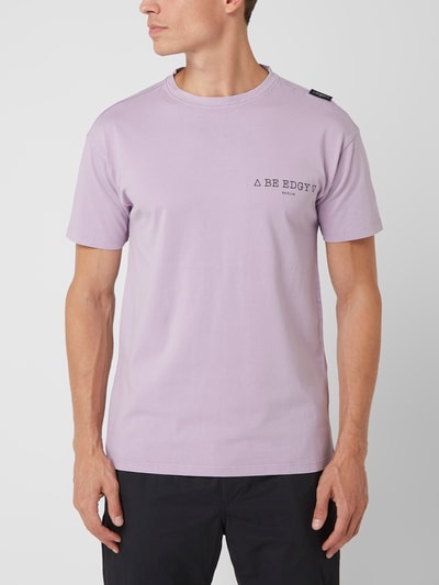 BE EDGY T-Shirt im Washed-Out-Look Modell 'Paulus' Purple 4