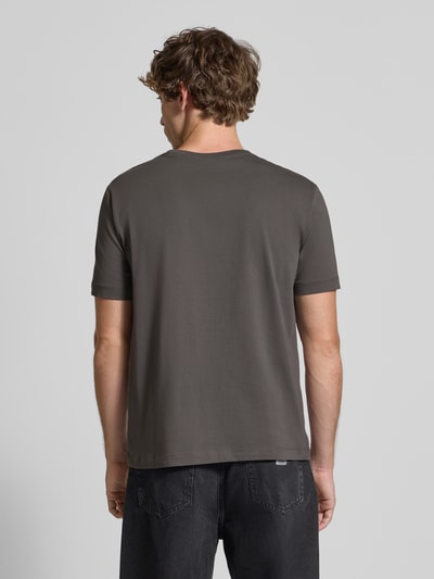 Marc O'Polo Denim Regular Fit T-Shirt aus reiner Baumwolle Anthrazit 5