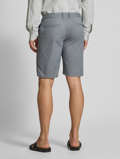 MCNEAL Slim Fit Bermudas mit Eingrifftaschen Mittelgrau 5