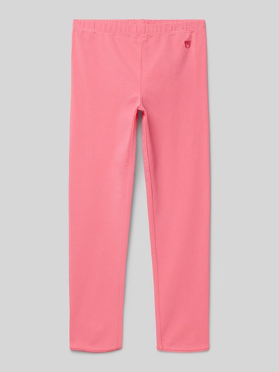 Steiff Regular Fit Sweatpants mit Motiv-Stitching Pink 1