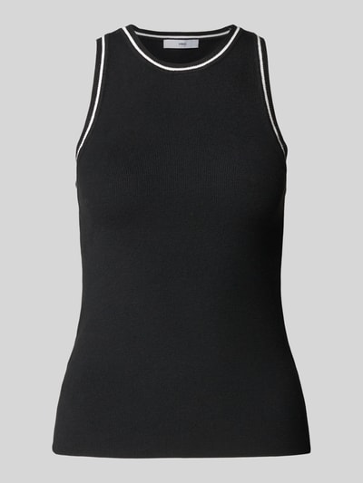 Mango Tanktop mit Rundhalsausschnitt Black 2