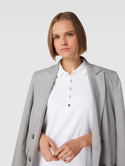 Lauren Ralph Lauren Poloshirt mit Label-Stitching Weiss 3