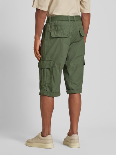 MCNEAL Cargoshorts mit fixierten Beinumschlägen Oliv 5