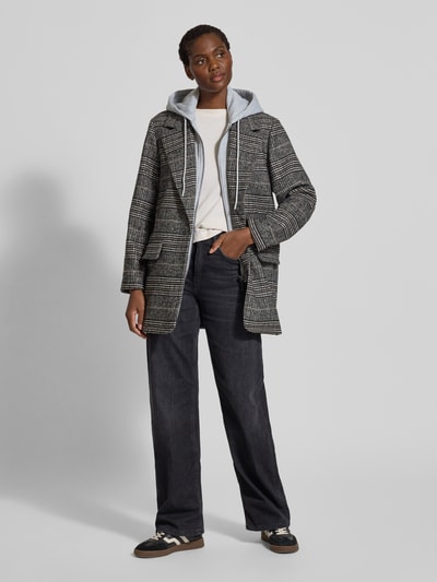 Copenhagen Muse Blazer mit Reverskragen und Kapuze Black 1