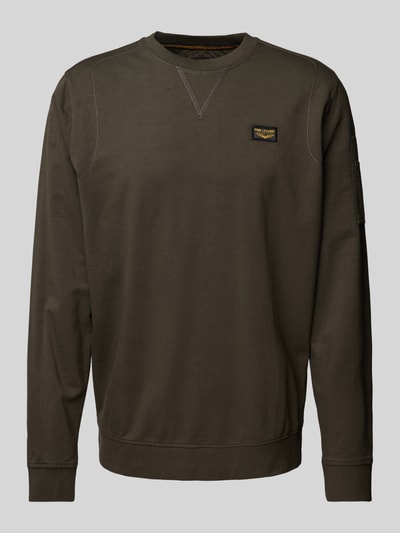 PME Legend Sweatshirt mit Label-Detail Oliv 2