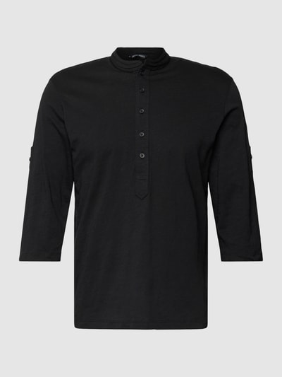 Antony Morato Longsleeve mit Knopfleiste Black 2