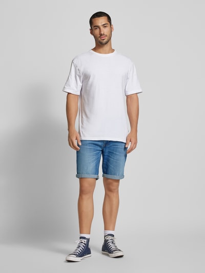 Redefined Rebel Regular Fit Jeansshorts im Destroyed-Look Modell 'PORTO' Jeansblau 1